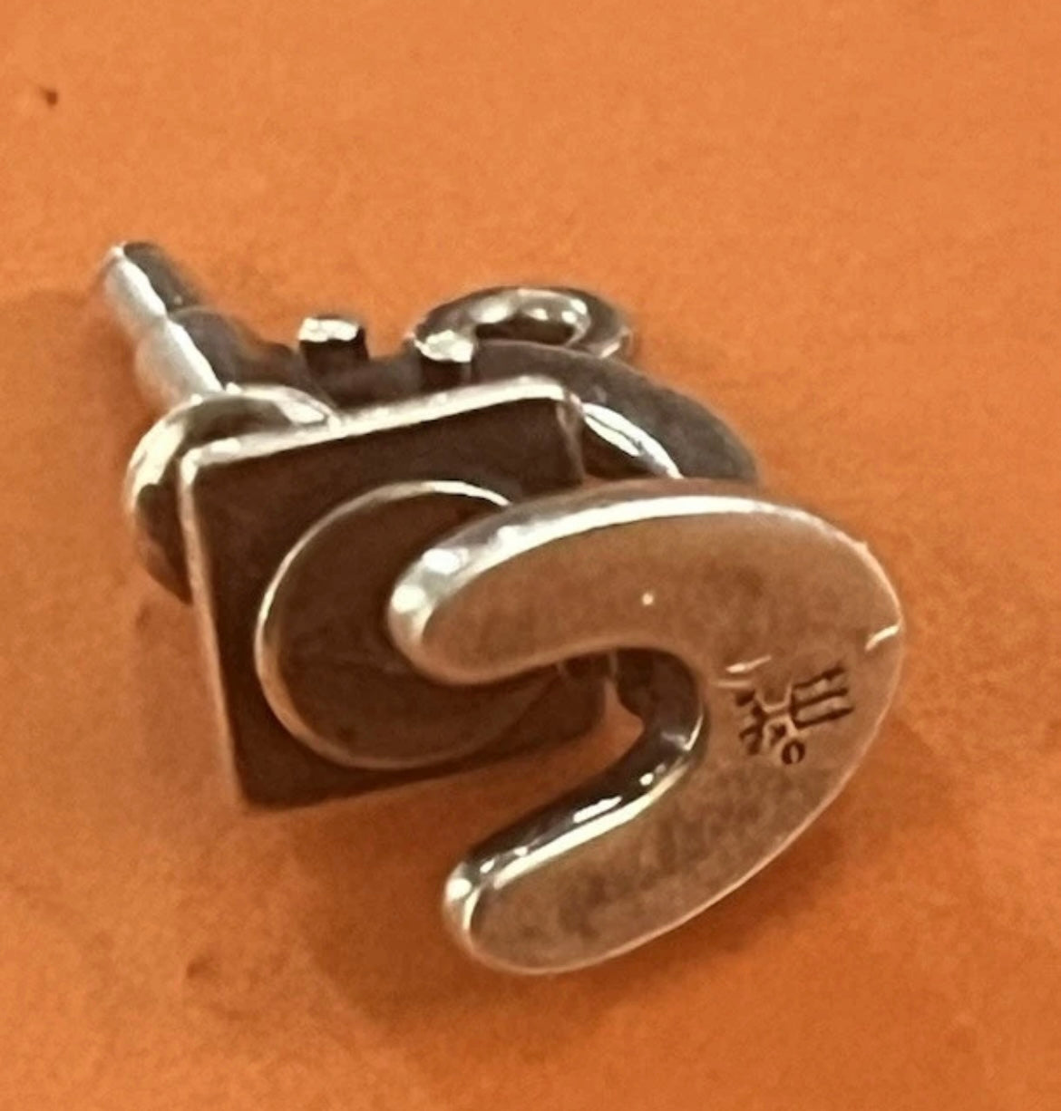 Preowned James Avery Retired Silver RARE Microscope Charm