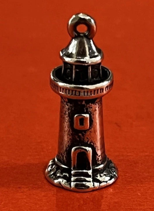 Preowned James Avery Retired Sterling Silver Lighthouse Charm