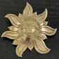 Preowned James Avery Retired RARE 14k Gold and Silver Sun Pendant