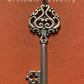 Preowned James Avery Retired Victorian Silver Key Pendant Conveyed From Brooch