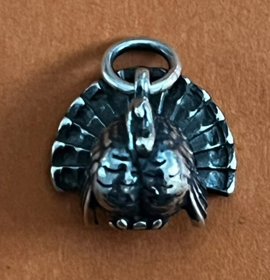Preowned James Avery Retired Sterling Silver 3D Turkey Charm Or Pendant