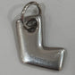 Preowned James Avery Retired Silver Puffy Letter L Charm or Pendant