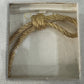 Preowned Vintage New in Box Signed Christian Dior Gold Tone Textured Rope Knot Brooch Pin