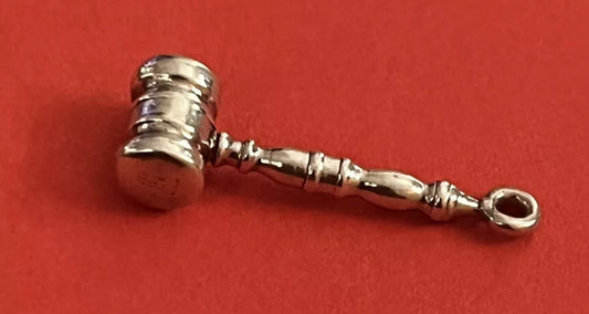 Preowned James Avery Retired Sterling Silver Gavel Charm