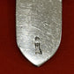 Preowned James Avery Retired Silver Adoremus Floral Cross Pendant  2"