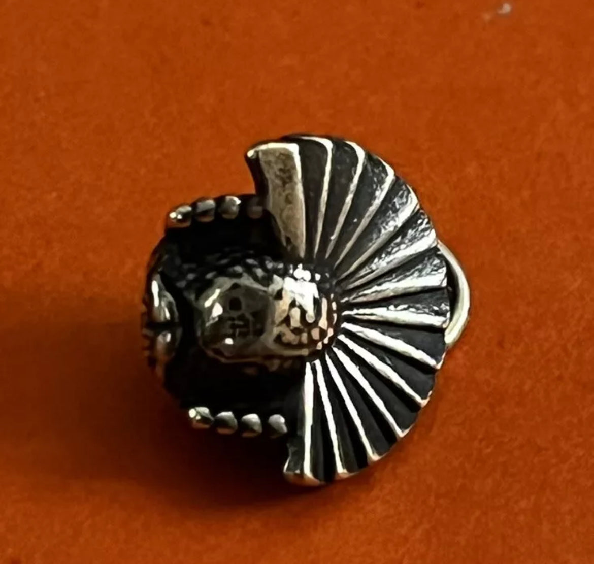 Preowned James Avery Retired Sterling Silver 3D Turkey Charm Or Pendant