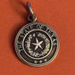 Preowned James Avery Retired HTF Silver Texas State Seal With Three Stars Charm