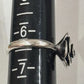Preowned James Avery Retired Silver Rose Blossom Ring Size 6.5
