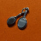 Preowned James Avery Retired Silver Brush And Mirror Charm Excellent Condition!