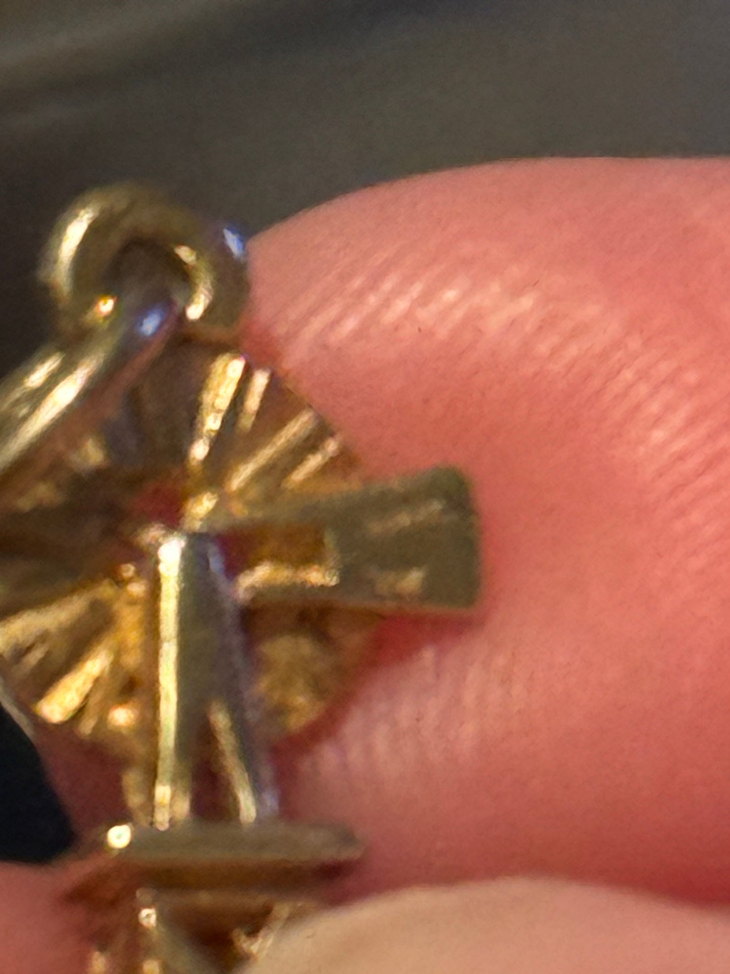 Pre Owned James Avery Retired RARE 14k Gold Windmill Charm