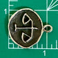 Pre Owned James Avery Retired RARE Abstract LIBRA Zodiac Silver Charm or Pendant 1”