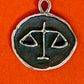 Pre Owned James Avery Retired RARE Abstract LIBRA Zodiac Silver Charm or Pendant 1”