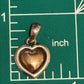 Pre Owned James Avery 14k Gold and Silver True Heart Pendant