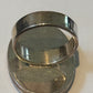 Pre Owned Sterling Silver Statement Ring with Stabilized Coral Cabochon – Size 9 -  14.2 grams Bold Vintage