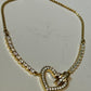 Brand New Swarovski Crystal Lovely bracelet Heart, White, Gold-Tone Plated