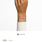 Brand New Swarovski Crystal Lovely bracelet Heart, White, Gold-Tone Plated