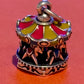 Brand New James Avery Retired Silver Enamel Carousel Charm