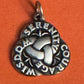 Pre Owned James Avery Retired Silver Wisdom, Courage, Serenity Charm or Pendant