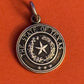 Pre Owned James Avery Retired HTF Silver Texas State Seal with Three Stars Charm