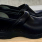 Pre Owned Womens DANSKO Black Leather Nurse Shoes Professional Clogs Size 36 Size 7