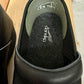 Pre Owned Womens DANSKO Black Leather Nurse Shoes Professional Clogs Size 36 Size 7