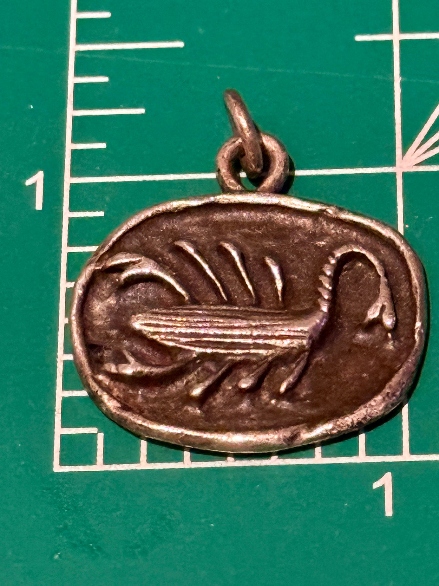 Pre Owned Vintage James Avery Retired RARE Silver Abstract Scorpio Zodiac Pendant Hard to Find!