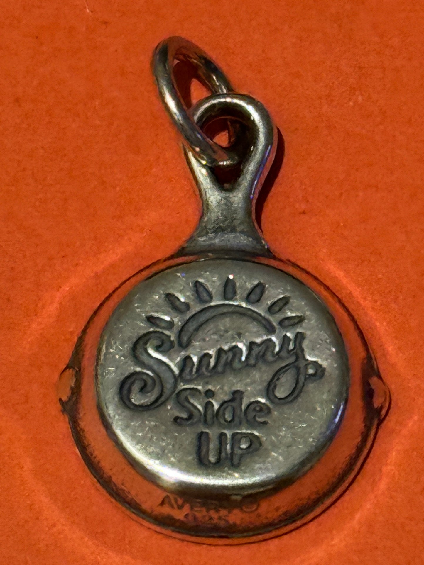 Brand New Brand New James Avery Retired Silver Sunny Side Egg Enamel Egg Charm