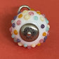 Brand New James Avery Retired Candy Heart Glass Bead LUV U Final Beads Brand New with Box