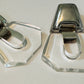 Vintage Rare Bayanihan Sterling Silver & Lucite Post Earrings 18.2g – Signed 925 – 1980s Modernist Statement Earrings