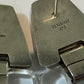 Vintage Rare Bayanihan Sterling Silver & Lucite Post Earrings 18.2g – Signed 925 – 1980s Modernist Statement Earrings