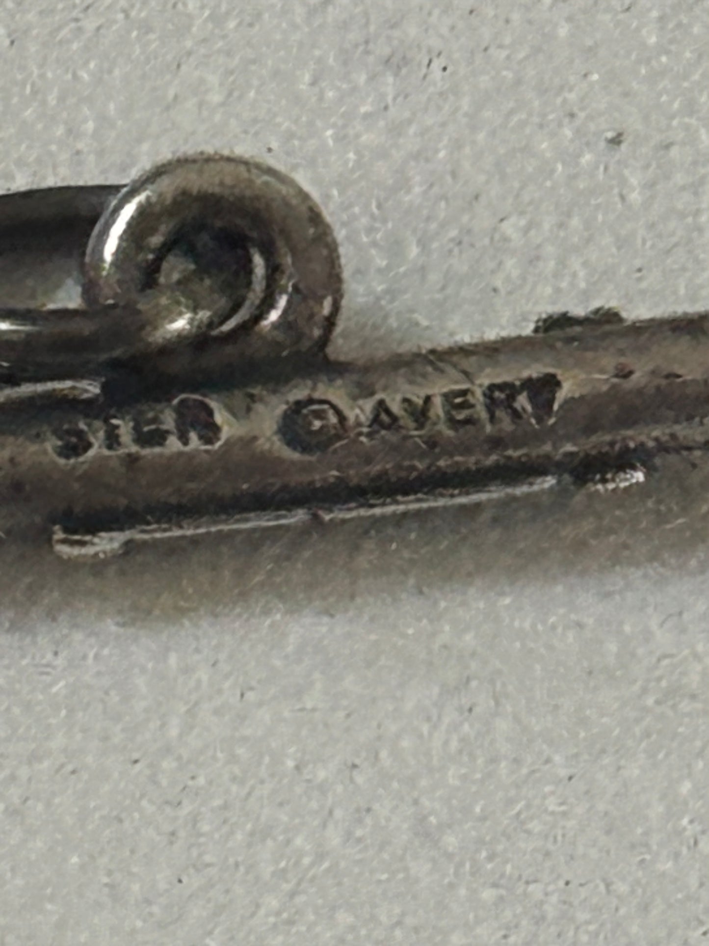 Pre Owned James Avery Retired Hard to Find Sterling Silver 3D Clarinet Charm