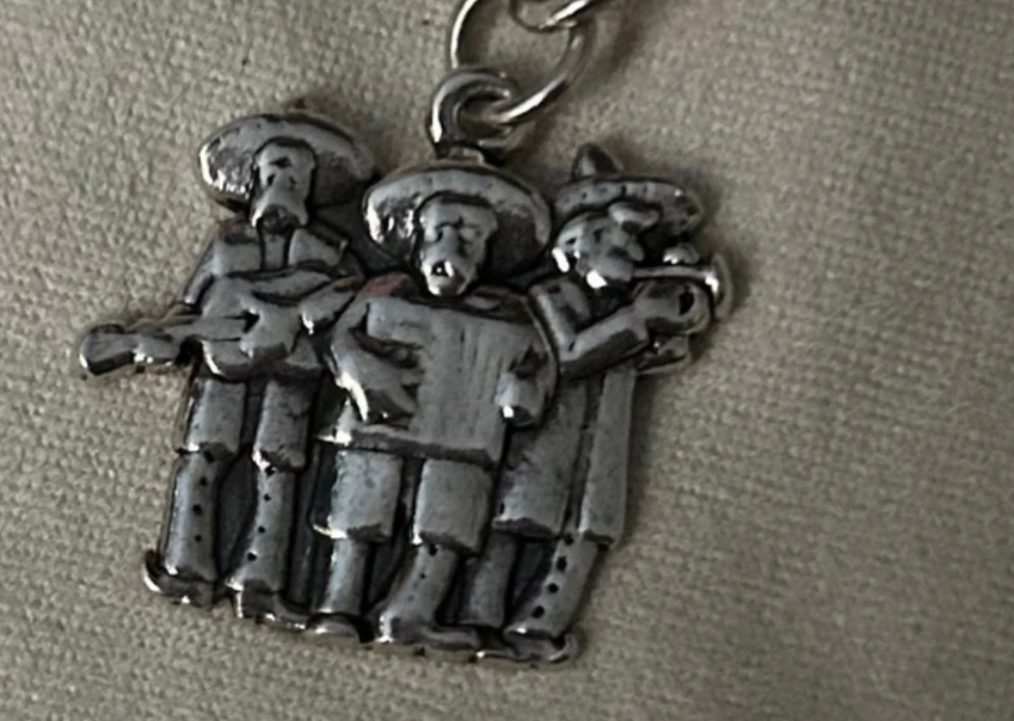 Pre Owned James Avery Retired Silver Mariachi Charm Pre-Owned