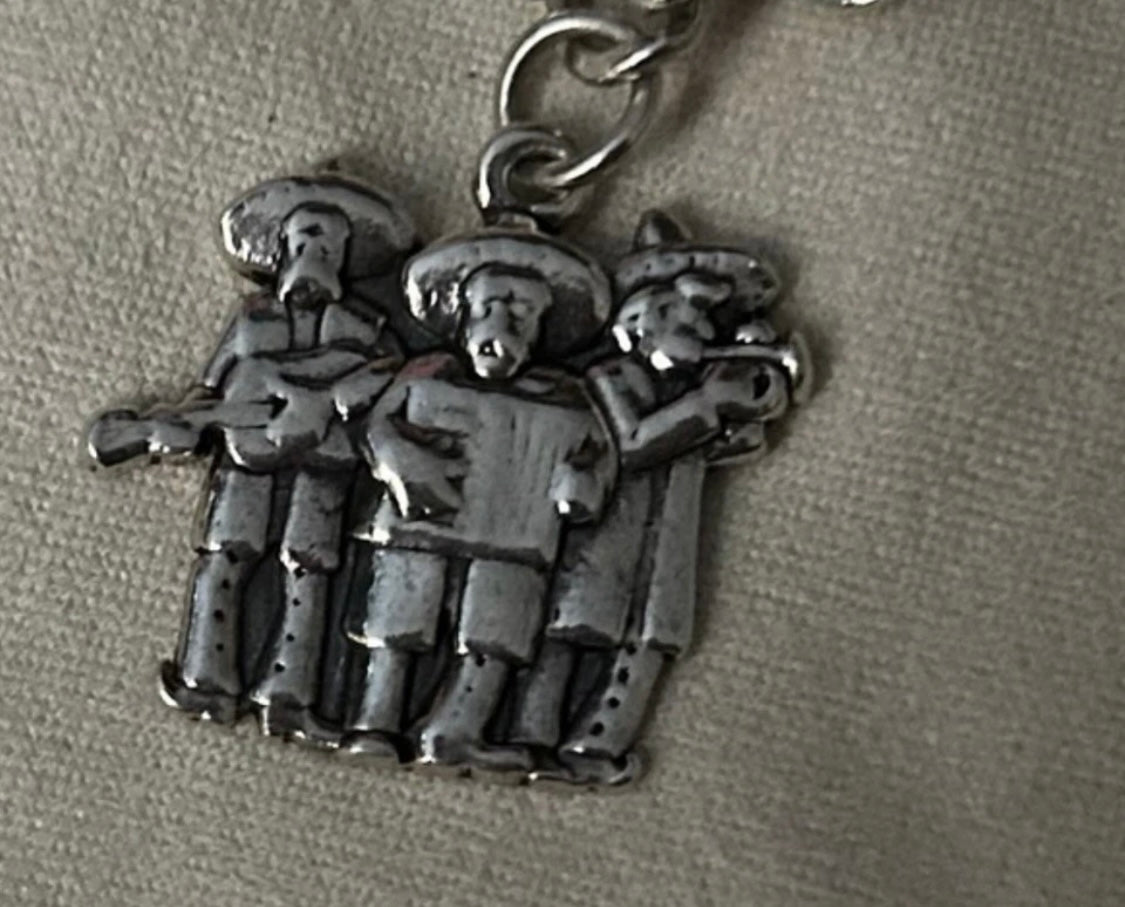 Pre Owned James Avery Retired Silver Mariachi Charm Pre-Owned