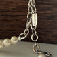 Genuine Pearl Necklace with James Avery Interchangeable Charm Holder 16”