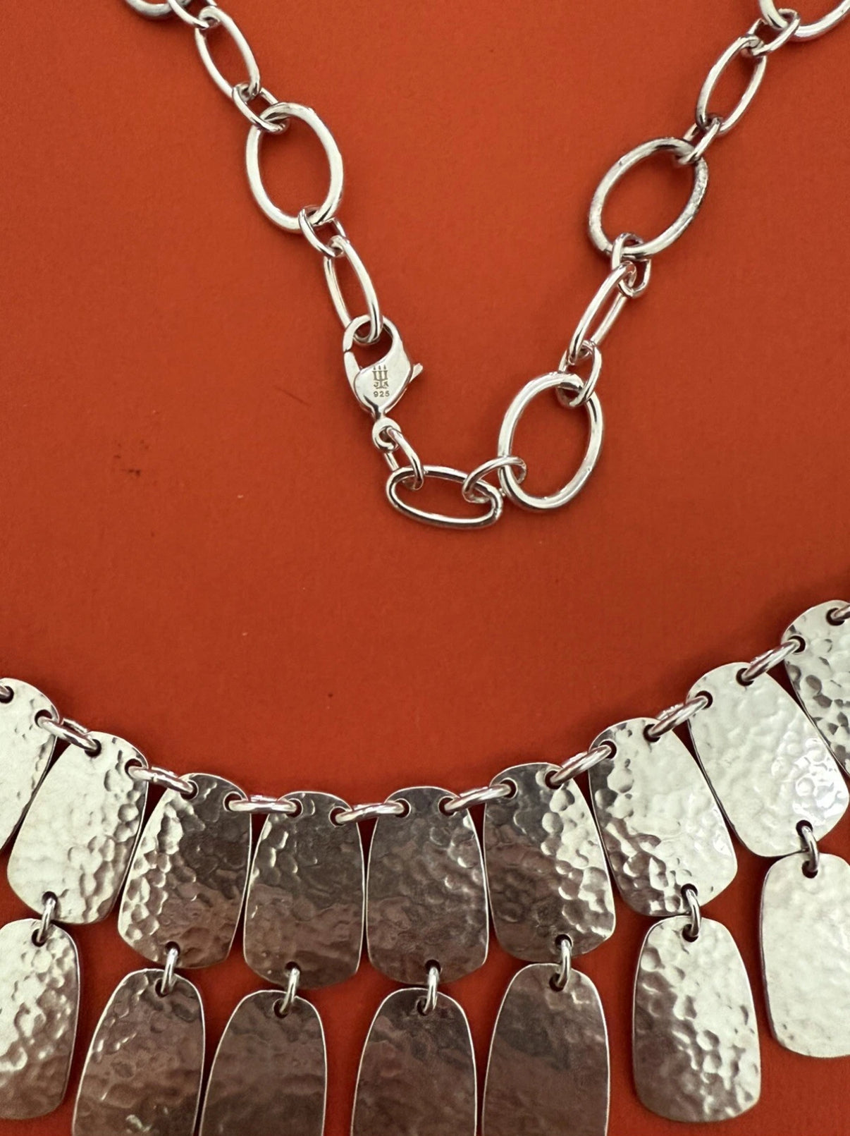 Brand New In Box James Avery Retired Silver Shimmering Elements Necklace 18”