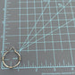 Pre-Owned James Avery Retired Kalahari Sterling Silver & 14K Gold Hoop Earrings