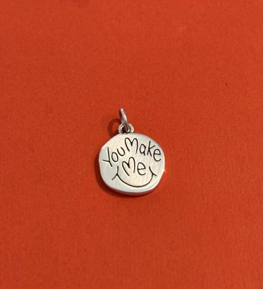 Pre-Owned Brand New James Avery Retired Sterling Silver You make Me Smile Charm