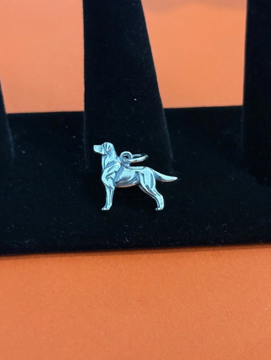 Pre-Owned James Avery Retired NIB Sterling Silver Labrador Retriever Charm