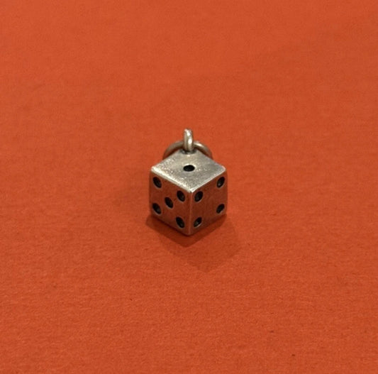 Pre-Owned James Avery Retired Sterling Silver Dice Charm