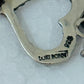 Vintage Lori Bonn Sterling Silver Freshwater Pearl Heart Link Toggle Bracelet 7.5