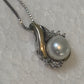 Alwand Vahan 10k Yellow Gold & Sterling Silver Pearl & Diamond Pendant Necklace 17”