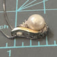 Alwand Vahan 10k Yellow Gold & Sterling Silver Pearl & Diamond Pendant Necklace 17”