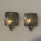 Native American Navajo 14k Gold and Sterling Silver Earrings Signed C