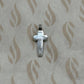 Pre-Owned James Avery Retired Sterling Silver Flower Cross Charm BRAND NEW