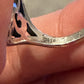 Pre owned James Avery Retired Silver Scrolled Heart Wrap Ring Size 9