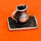 Pre Owned James Avery Retired Hard to Find Silver Pitcher and Tray Charm