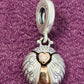 Pre Owned LADYBIRD & HEART DANGLE CHARM, 2022 PANDORA CLUB CHARM - PANDORA ROSE