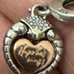 Pre Owned LADYBIRD & HEART DANGLE CHARM, 2022 PANDORA CLUB CHARM - PANDORA ROSE