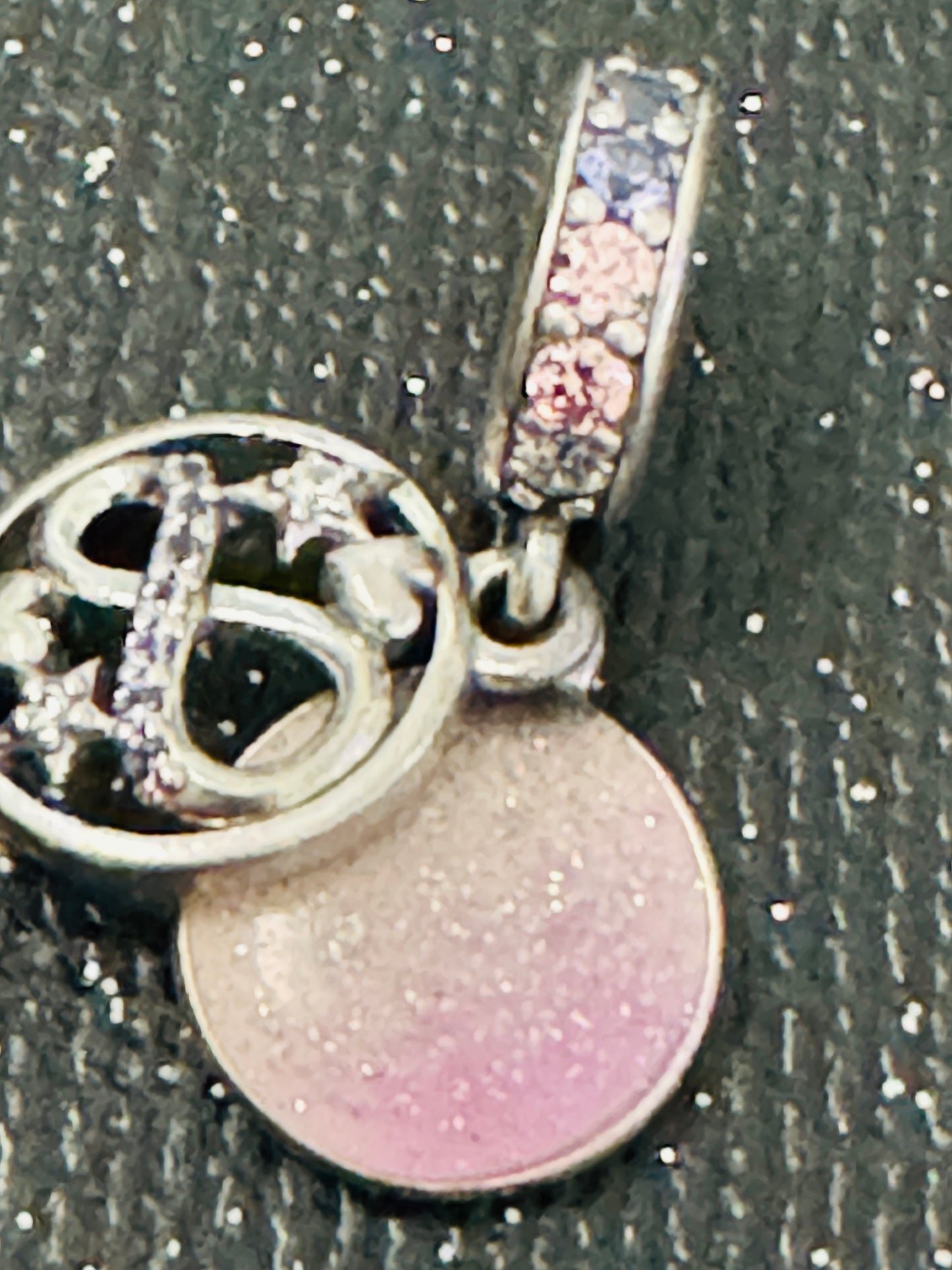 Pre Owned Authentic Pandora Infinity Hearts And Stars I Love You To Infinity Dangle Charm