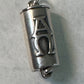 Pre Owned James Avery RETIRED RARE HTF Silver Alpha Omega Chi Rho Prayer Scroll Capsule